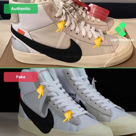 fake nike blazer|nike blazer off white false.